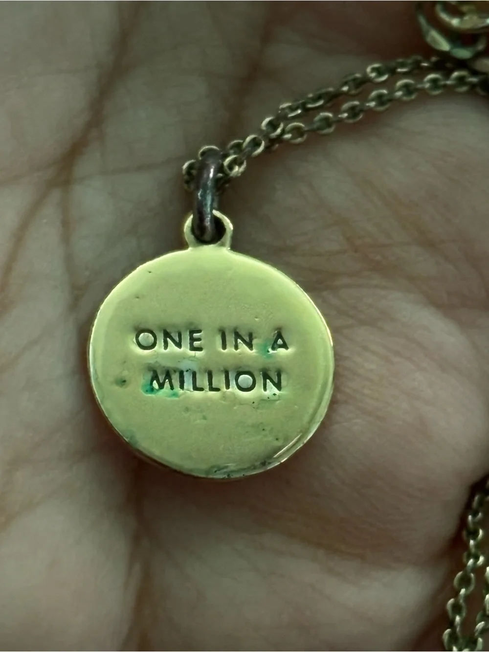 kate spade Gold Disc Necklace with 'K' Initial